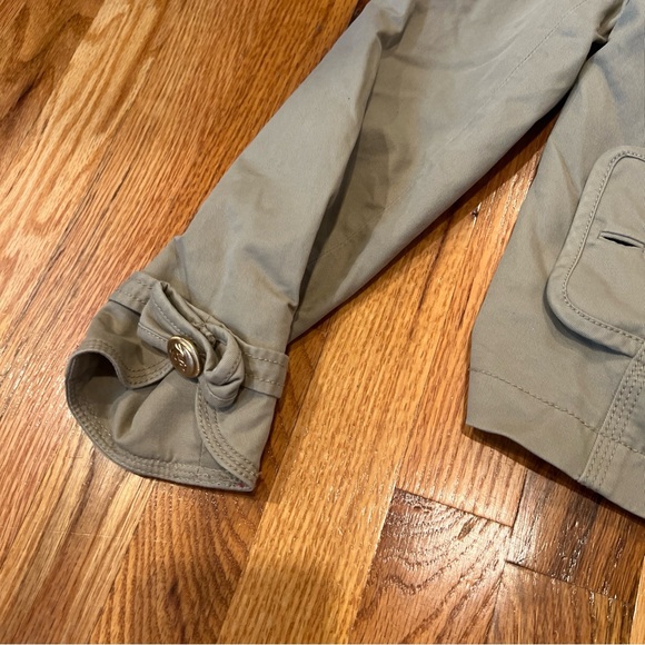Juicy Couture Khaki Tan Military Jacket Double Button Size  14 Kids - Picture 3 of 11